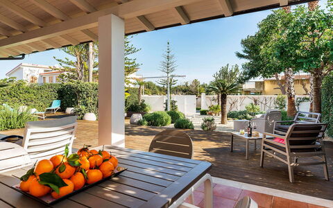 Stella Marina: Furniture, Outdoor Furniture, Garden, Home, Residential Area, Shade, Chair, Flowerpot, Land Lot