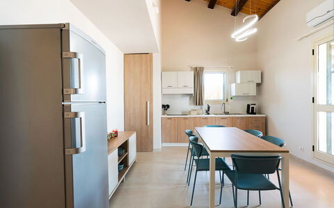 La Rosa dei Venti: Furniture, Interior Design, Kitchen, Kitchen Appliance, Flooring, Wood, Countertop, Major Appliance, Ceiling, Chair
