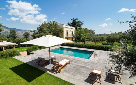 Villa Alcantara: Swimming Pool, Home, Garden, Estate, Lawn, Resort, Landscaping, Farmhouse, Backyard, Yard
