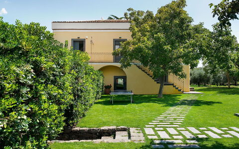 Villa Alcantara: Garden, Lawn, Shade, Estate, Hacienda, Yard, Backyard, Landscaping, Courtyard, Villa