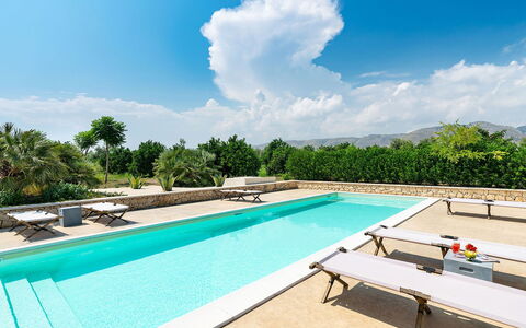 Villa Orangella: Blue, Swimming Pool, Resort, Composite Material, Eco Hotel, Outdoor Furniture, Landscaping, Shade, Hotel