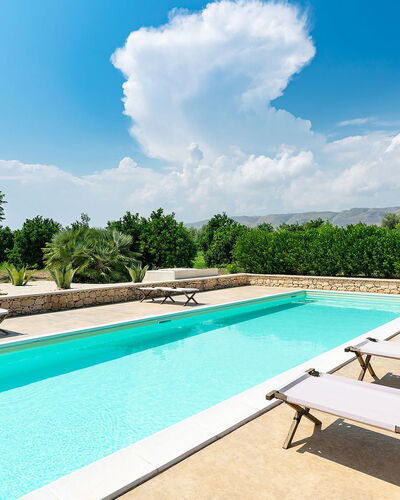 Villa Orangella: Blue, Swimming Pool, Resort, Composite Material, Eco Hotel, Outdoor Furniture, Landscaping, Shade, Hotel