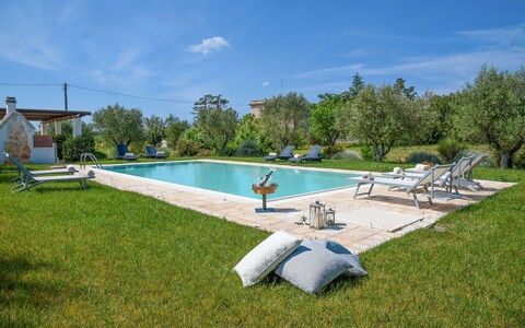 Trulli Martina: Swimming Pool, Resort, Outdoor Furniture, Estate, Garden, Hacienda, Backyard, Landscaping, Eco Hotel, Lawn
