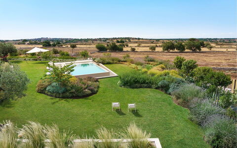 Villa Bel Prato: Swimming Pool, Landscape, Land Lot, Garden, Lawn, Landscaping, Resort, Estate, Backyard