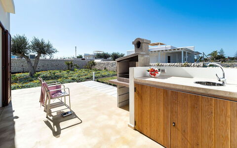 Villa Federica: Shade, Chair, Tile, Design, Villa, Houseplant, Outdoor Furniture, Kitchen, Outdoor Structure, Patio
