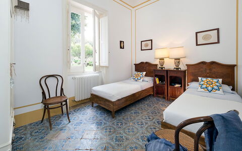 The Flower Garden: Flooring, Floor, Interior Design, Furniture, Wood, Bedroom, Room, Ceiling, Bed Frame, Bed