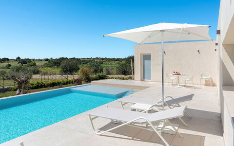 Villa Bruna: Swimming Pool, Outdoor Furniture, Resort, Umbrella, Composite Material, Shade, Sunlounger, Chair, Eco Hotel, Villa