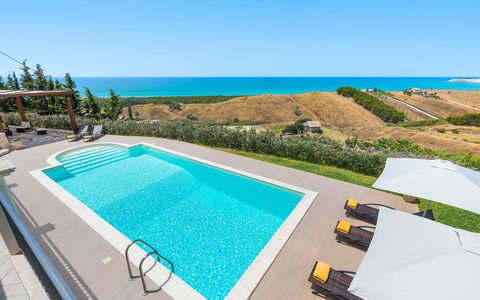 Villa Carousel: Blue, Swimming Pool, Water, Resort, Eco Hotel, Leisure, Villa, Hotel, Estate, Outdoor Furniture