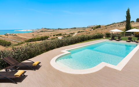 Villa Carousel: Blue, Swimming Pool, Resort, Eco Hotel, Outdoor Furniture, Villa, Shade, Estate, Hotel, Resort Town