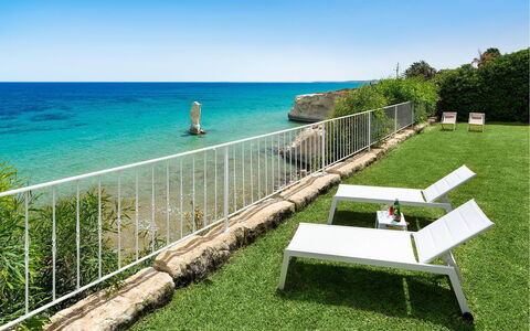 Villa Sea Star: Blue, Sea, Ocean, Shade, Coast, Outdoor Furniture, Swimming Pool, Tropics, Handrail, Eco Hotel