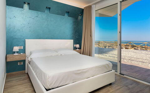 Villa Montallegro: Furniture, Bedroom, Wood, Interior Design, Floor, Bed, Flooring, Bedding, Bed Sheet, Bed Frame