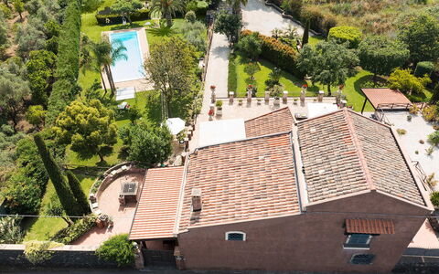 Villa Carosone: Residential Area, House, Roof, Architecture, Home, Estate, Landscape, Urban Design, Land Lot, Human Settlement