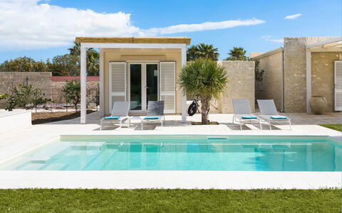 Villa Doddi: Swimming Pool, Resort, Composite Material, Outdoor Furniture, Shade, Eco Hotel, Estate, Villa, Outdoor Structure, Sunlounger