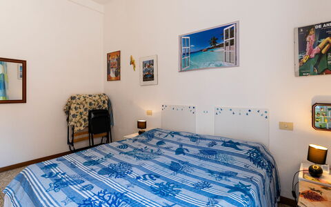 Milena: Furniture, Interior Design, Bedroom, Apartment, Room, Bed Sheet, Bed, Bedding, Picture Frame, Linens