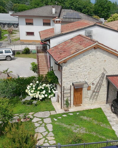 La Casetta dei Palù, Valdobbiadene: Building, House, Residential Area, Roof, Neighbourhood, Home, Town, Human Settlement, Urban Design