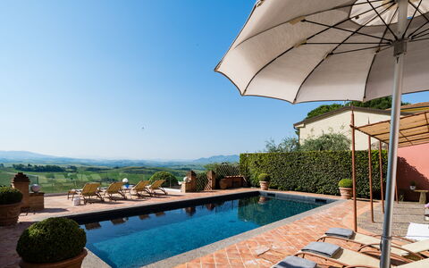 Villa Camelia: Swimming Pool, Outdoor Furniture, Resort, Flowerpot, Villa, Sunlounger, Estate, Eco Hotel, Umbrella, Hacienda