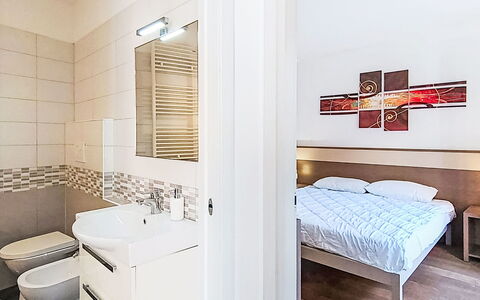 Antica Corte: Interior Design, Floor, Flooring, Bed, Bedroom, Furniture, Ceiling, Room, Apartment, Bed Frame
