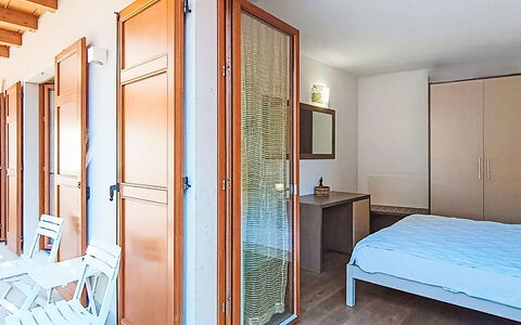 Antica Corte: Interior Design, Wood, Floor, Flooring, Ceiling, Furniture, Bedroom, Bed, Room, Wood Stain