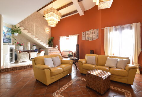 Villa Ina: Furniture, Interior Design, Wall, Flooring, Couch, Floor, Ceiling, Wood, Living Room, Room