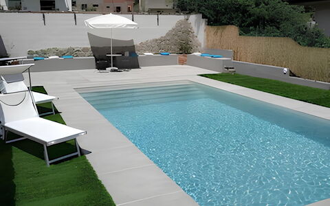 La Corte di Marga - Casa Gustet: Swimming Pool, Garden, Leisure, Composite Material, Backyard, Landscaping, Resort, Water Feature, Shade