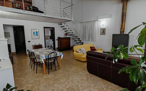 Villa del Monte: Furniture, Flooring, Interior Design, Floor, Room, Ceiling, Home, Apartment, Living Room, Chair