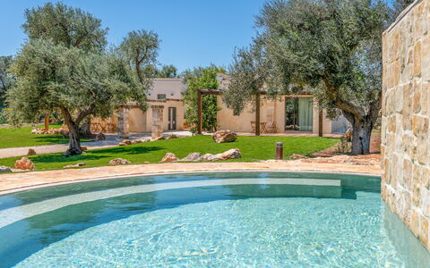 Le Camere di Corte Kalia by Raro Rooms: Swimming Pool, Estate, Resort, Garden, Shade, Hacienda, Backyard, Landscaping, Yard, Water Feature