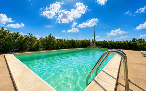Villa Marzia: Blue, Water, Swimming Pool, Composite Material, Reflection, Resort, Water Feature, Eco Hotel, Reflecting Pool