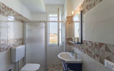 Villa Marzia: Flooring, Floor, Composite Material, Tile, Apartment, Plumbing Fixture, Plumbing, Bathroom, Light Fixture
