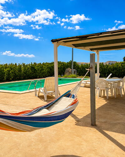 Villa Marzia: Outdoor Furniture, Furniture, Shade, Leisure, Resort, Chair, Eco Hotel, Outdoor Structure, Swimming Pool, Pergola