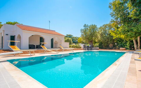 Villa Margherita: Blue, Swimming Pool, Hacienda, Resort, Outdoor Furniture