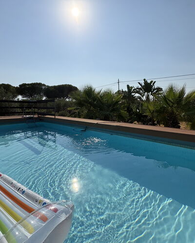 Villa Andrea: Blue, Swimming Pool, Composite Material, Resort, Eco Hotel, Shade, Hotel, Hacienda, Villa