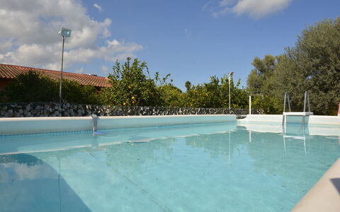Villa Mameli: Blue, Swimming Pool, Composite Material, Shade, Resort, Eco Hotel, Hacienda, Outdoor Furniture, Water Feature, Villa