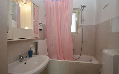 Villa Mameli: Bathroom, Plumbing Fixture, Bathroom Sink, Interior Design, Sink, Tap, Flooring, Floor, Plumbing, Bathtub