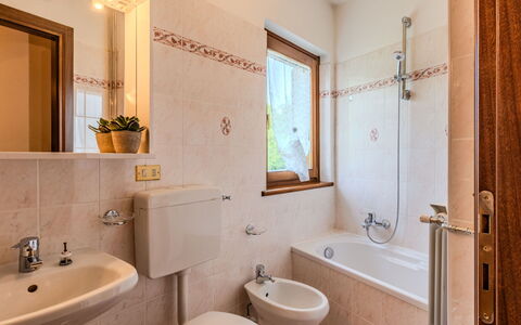 Cascina Rossa: Bathroom, Plumbing Fixture, Flooring, Interior Design, Floor, Bathroom Sink, Tap, Sink, Plumbing, Toilet