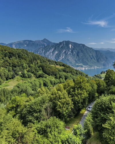 Cascina Rossa: Mountain, Sky, Mountainous Landforms, Green, Nature, Natural Environment, Hill, Leaf, Vegetation, Natural Landscape