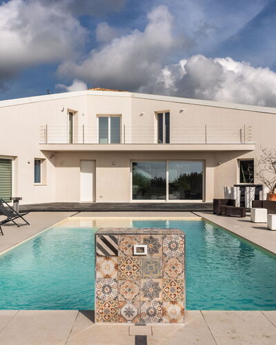 Pizzuta Country House: Swimming Pool, Residential Area, Home, House, Estate, Composite Material, Resort, Villa, Shade, Concrete