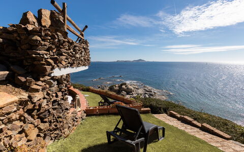 Villa Boi: Blue, Body Of Water, Coast, Sea, Coastal And Oceanic Landforms, Rock, Horizon, Landscape, Ocean, Shore