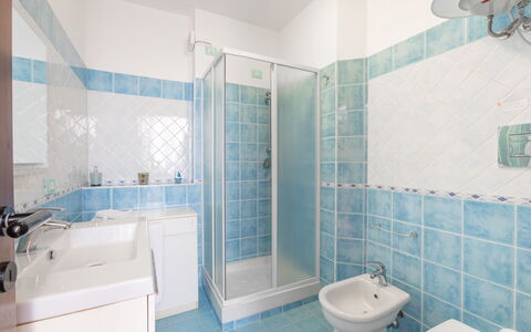 Villa Boi: Bathroom, Flooring, Plumbing Fixture, Floor, Interior Design, Bathroom Sink, Sink, Tap, Tile, Plumbing