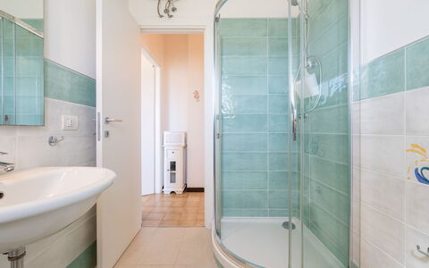 Serena: Flooring, Interior Design, Plumbing Fixture, Floor, Bathroom, Ceiling, Plumbing, Room, Tap, Bathroom Sink