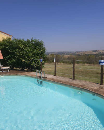Casale dei Ciliegi: Blue, Swimming Pool, Outdoor Furniture, Residential Area, Furniture, Human Settlement, Resort, Eco Hotel, Chair, Hacienda