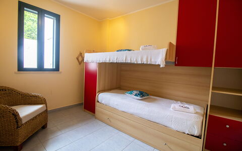 Nicoletta'S House in Otranto: Wood, Floor, Interior Design, Flooring, Furniture, Bedroom, Room, Bed, Home, Ceiling