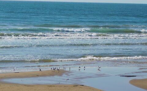Villa Lina: Blue, Water Resources, Water, Daytime, Beach, Body Of Water, Natural Environment, Wave, Sea