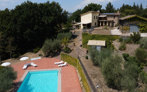 House in the Woods, Pool and Relax in Umbria: Estate, Hacienda, Farmhouse, Villa, Landscaping, Eco Hotel, Swimming Pool, Resort, Hotel