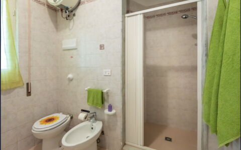 Villa Sole Mare: Flooring, Floor, Plumbing Fixture, Interior Design, Sink, Room, Bathroom Sink, Plumbing, Tap, Bathroom