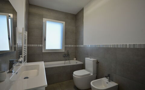 Rari House: Plumbing Fixture, Flooring, Bathroom, Floor, Toilet, Plumbing, Interior Design, Tap, Toilet Seat, Sink