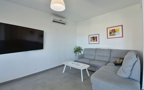 Rari House: Furniture, Interior Design, Flooring, Floor, Wall, Couch, Ceiling, Wood, Room, Living Room