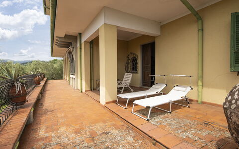 Villa Golly: Interior Design, Floor, Ceiling, Apartment, Eco Hotel, Wood Stain, Resort, Balcony, Shade, Hotel