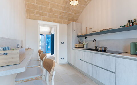 Tenuta Emma: Wood, Flooring, Kitchen, Interior Design, Countertop, Floor, Ceiling, Kitchen Appliance, Home Appliance, Room