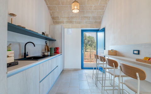 Tenuta Emma: Tile, Kitchen, Chair, Design, Countertop, Kitchen & Dining Room Table, Marble, Light Fixture