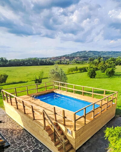 Tuscia Prestige: Wood, Swimming Pool, Wood Stain, Leisure, Hardwood, Lumber, Plank, Design, Eco Hotel